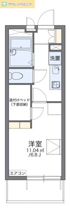 レオパレスフェリキタス花園の物件間取画像